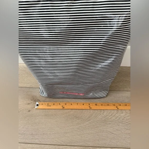 Victoria’s Secret Black & White Striped Tote Bag - Picture 7 of 9